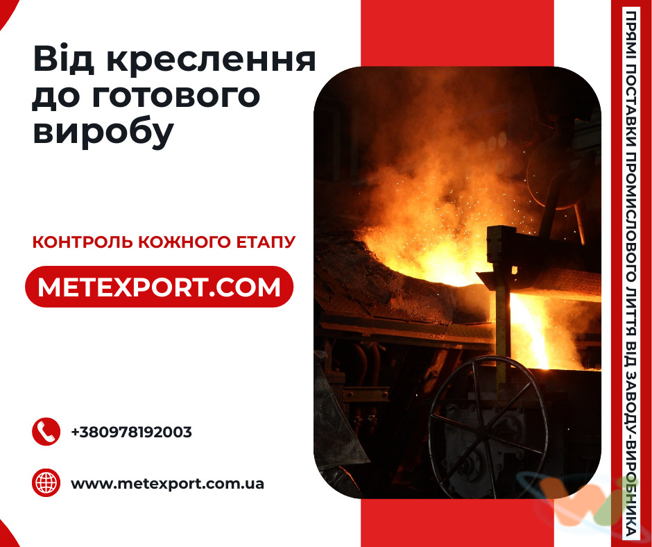 Лиття сталі та чавуну Лиття сталі та чавуну